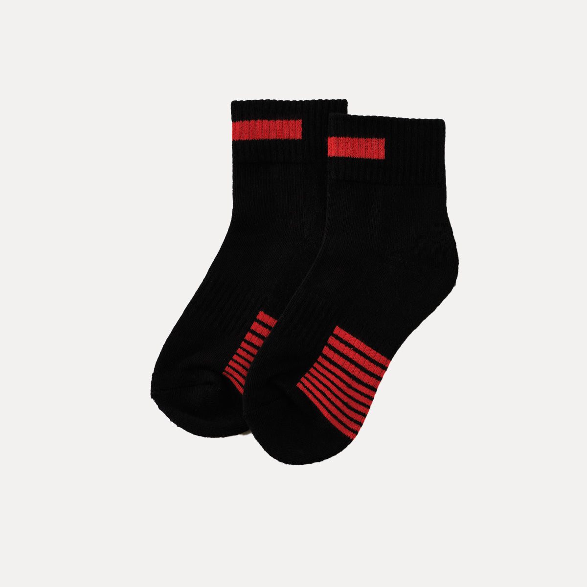 Daily Sock - Black/Red