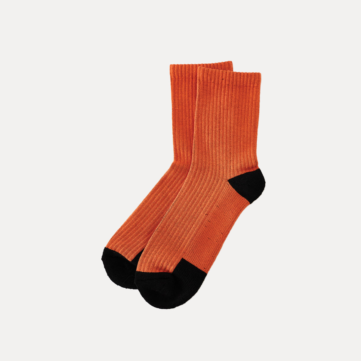 Active Crew Sock - Hi Orange/Black